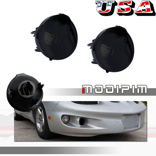 Smoked front bumper turn signal light cover L+R for 1998 - 2002 for Pontiac Firebird - v