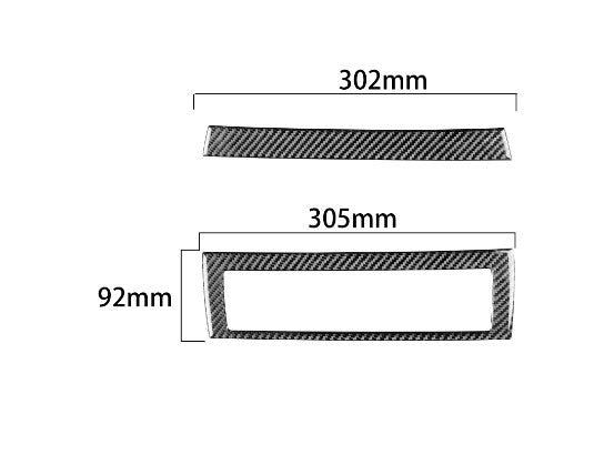 2Pcs Red Carbon Fiber Front Door Panel Cover Trim for Jeep for Wrangler 2007-2010 v