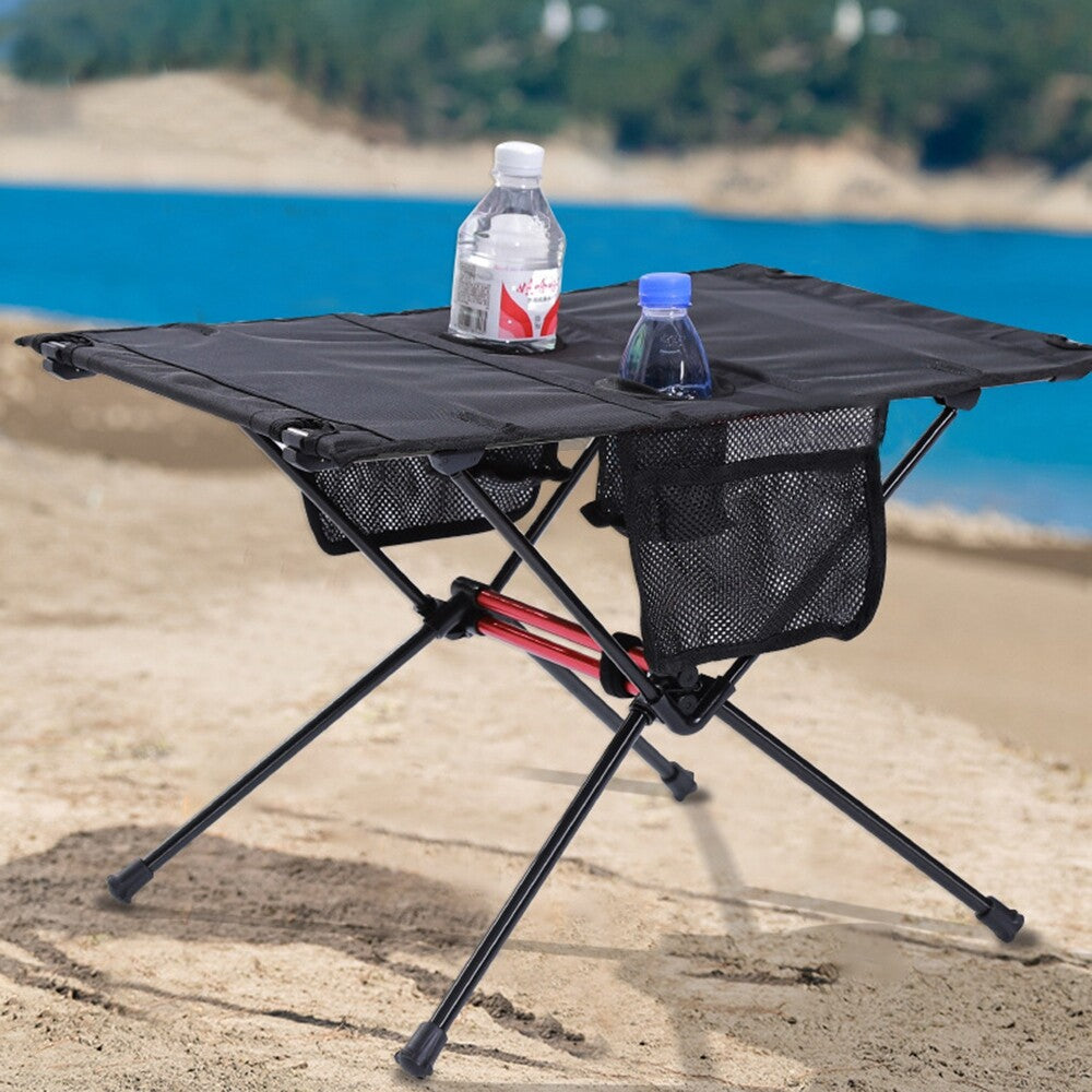 Folding Camping Table Ultralight Compact Aluminum Mesh Table for Picnic Camp