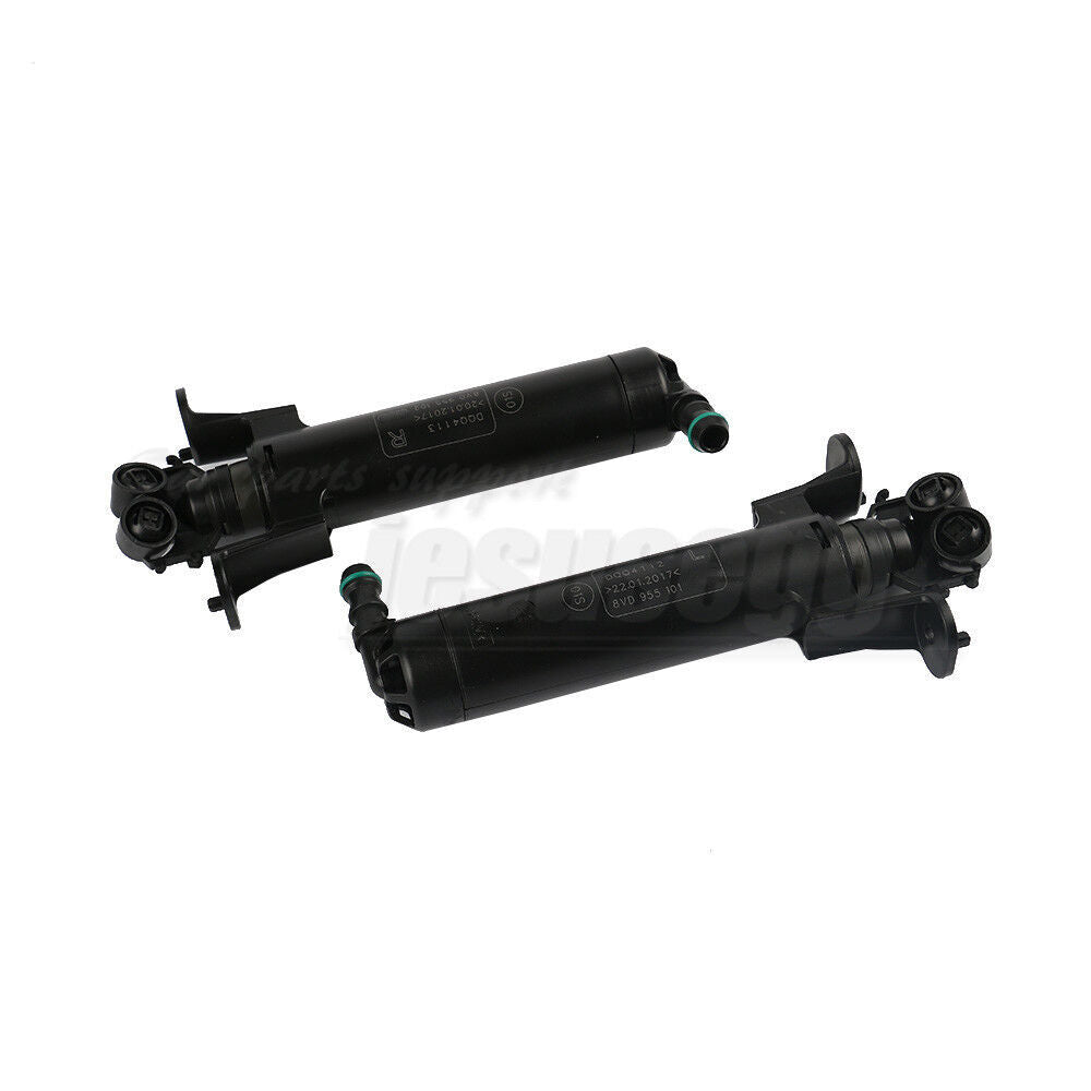 Pair Headlight Cleaning Washer Nozzle Jet Fit for AUDI A3 Sportback 2014-2016