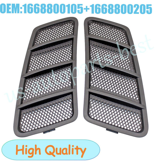 LeftRight Hood Air Vent Grille Cover for Mercedes W166 ML GL Class 2012-15
