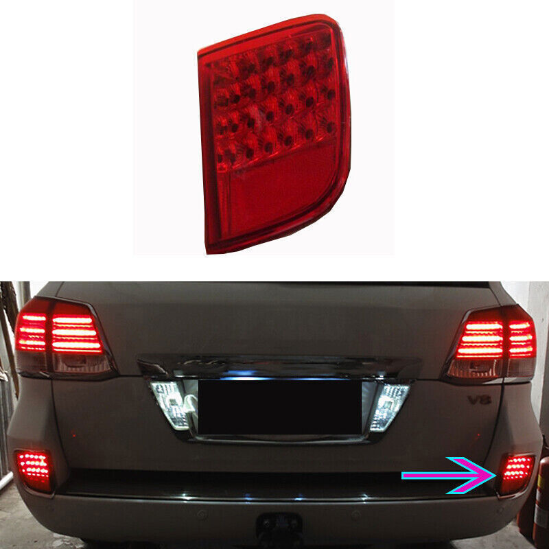 for Toyota for Land Cruiser LC200 2008-15 Right Rear Bumper Lamp Fog Light Repair 1P