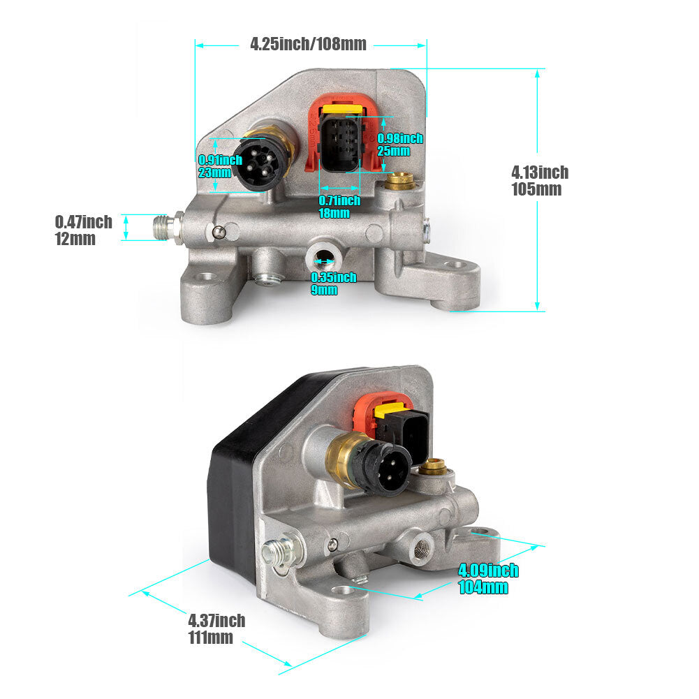 One-piece air purification valve module suitable for MACK CHU CXU GU8 MRU MP8 for Volvo 21534115 22452551