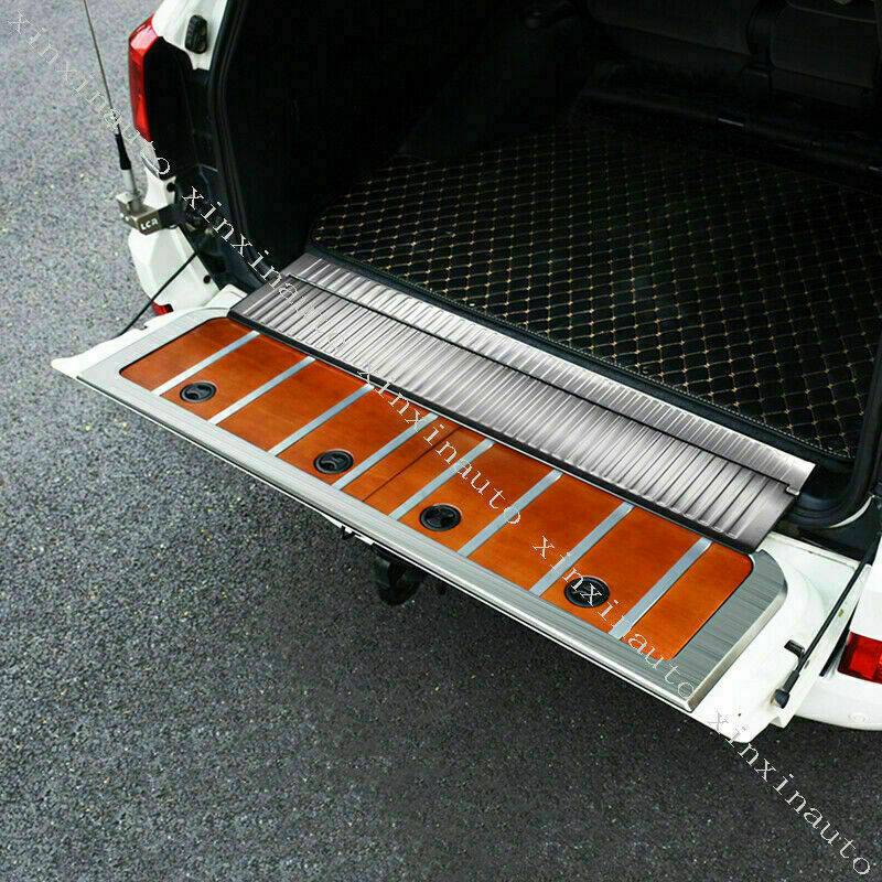 2p Inner Rear Bumper Protector Plate Guard Cover for Toyota for Land Cruiser 2008-21