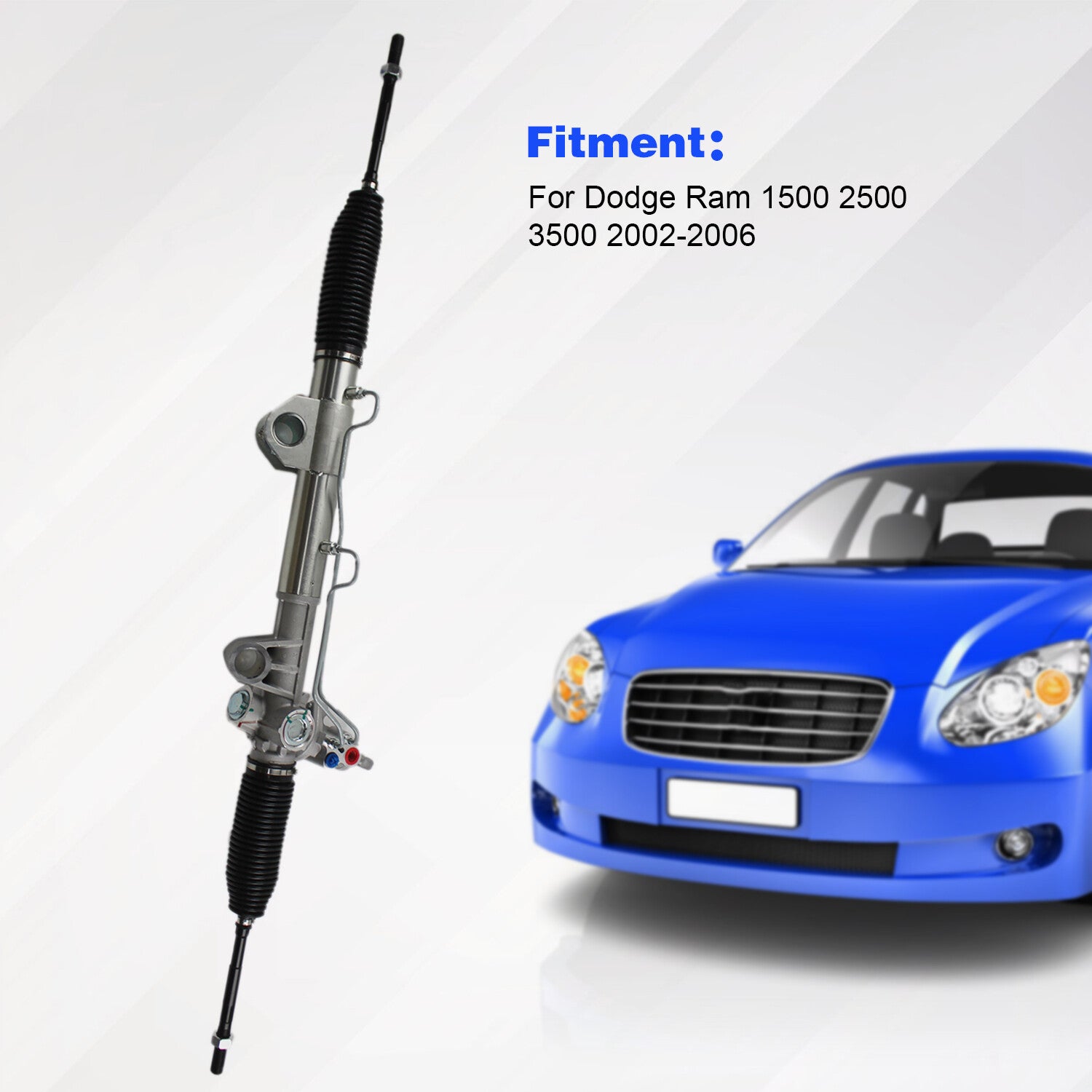 RWD Complete Power Steering Rack  Pinion for 2003 - 2006 for Dodge for Ram 2500 3500