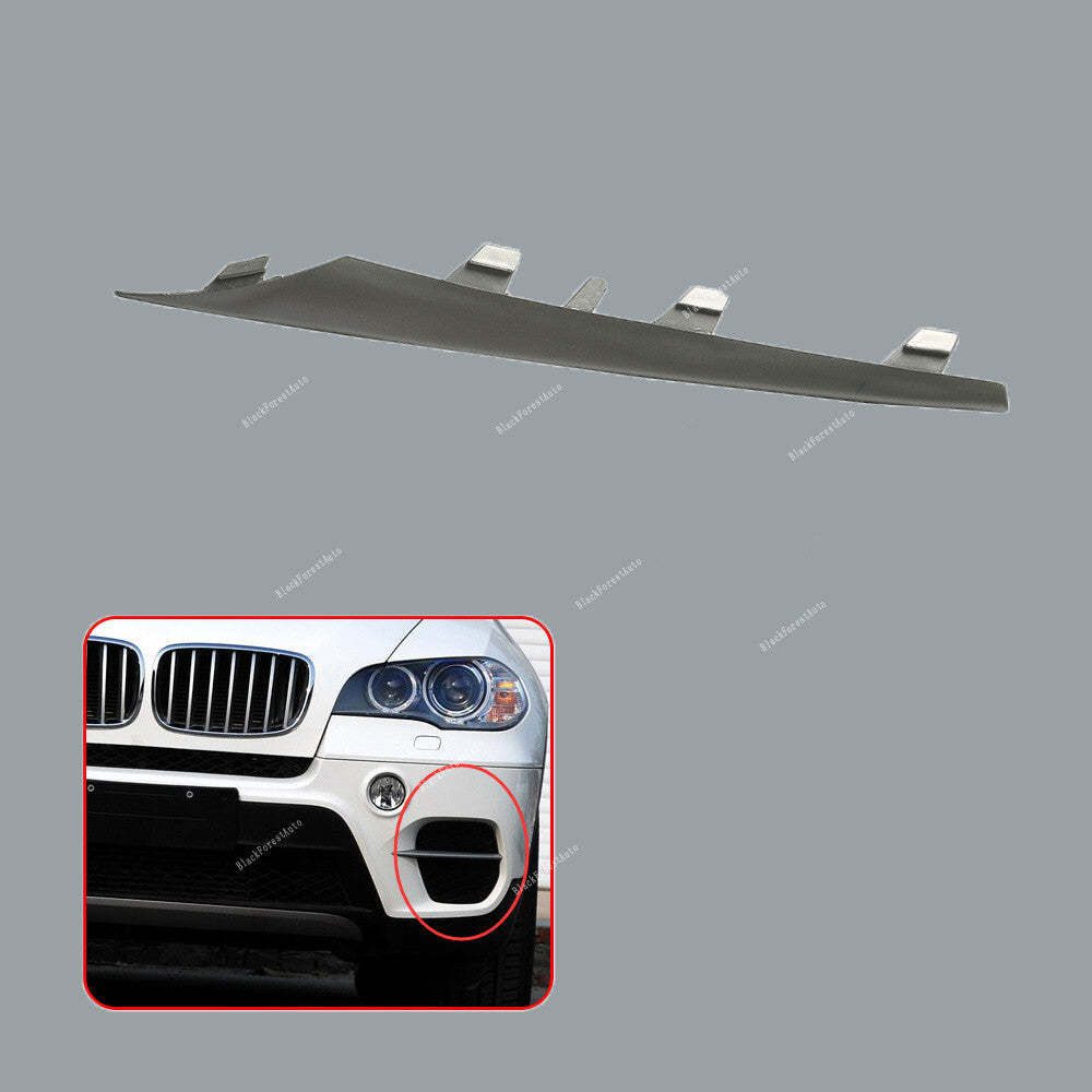 Front Left Side Bumper Grille Cover Chrome Trim Fit for BMW for X5 E70 2011-2014 Q