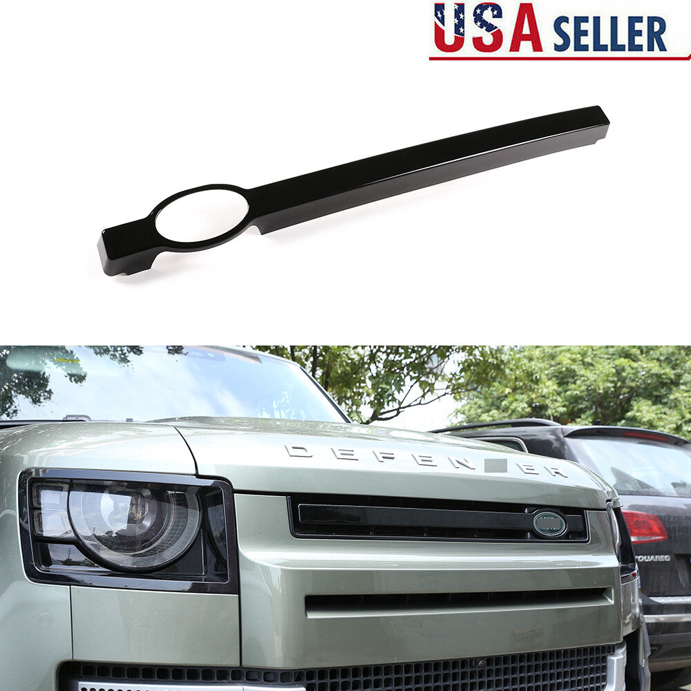 2-Pack Smoked Black Rear Fog Light Cover Exterior for Corvette C7 2014-19- v