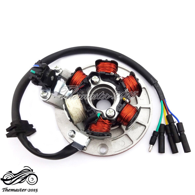 Magneto Stator W/ Light For YX 140cc Pit Dirt Bikes PitsterPro Stomp Thumpstar Q