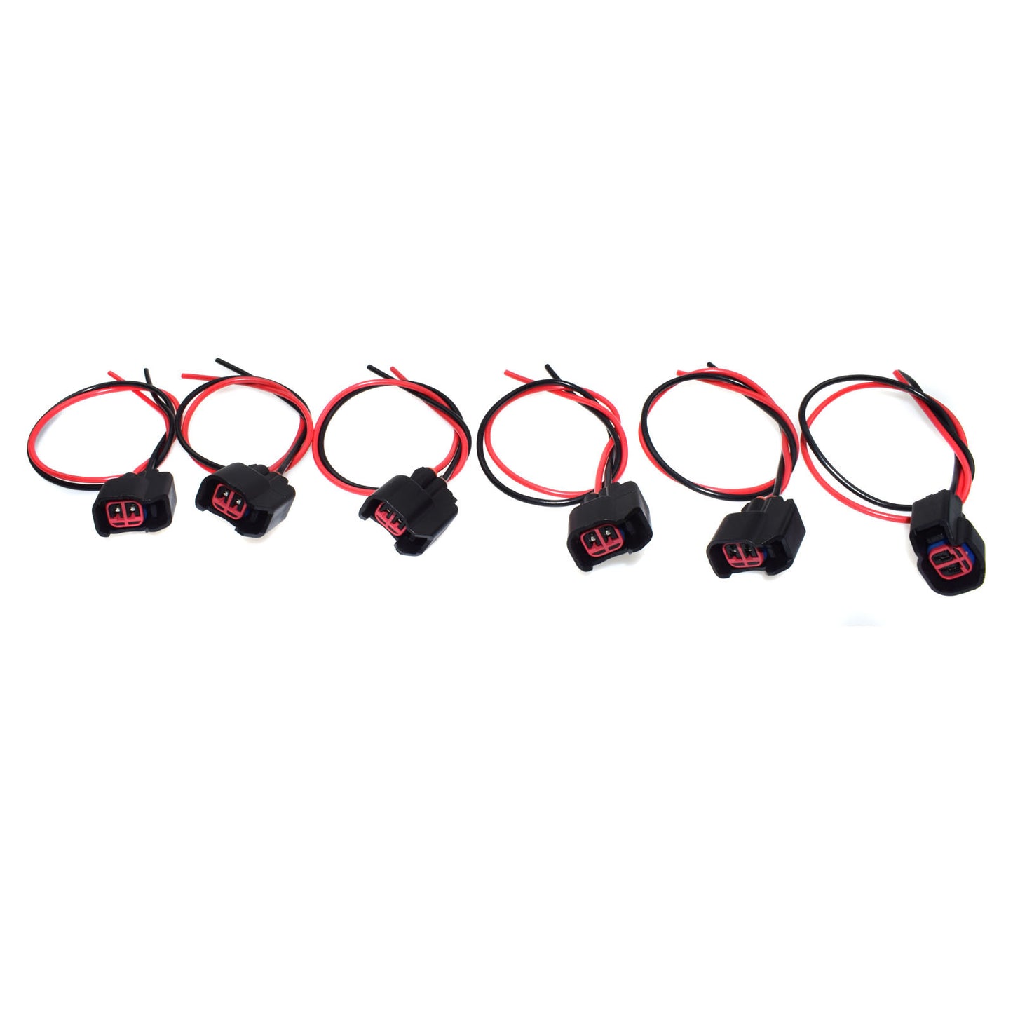 6-piece fuel injector wiring harness connector set for Lincoln for Mercury 1P1344 - Brand New n