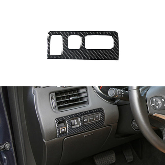 Light Control Panel Trim Cover Interior Carbon Fiber for Chevy Impala 2014-2020