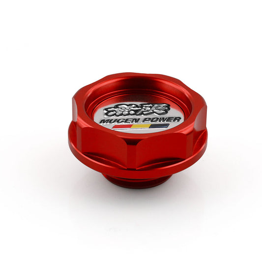 Mugen Power Aluminum Car Oil Filler Cap Racing Engine Tank Cover Red Q