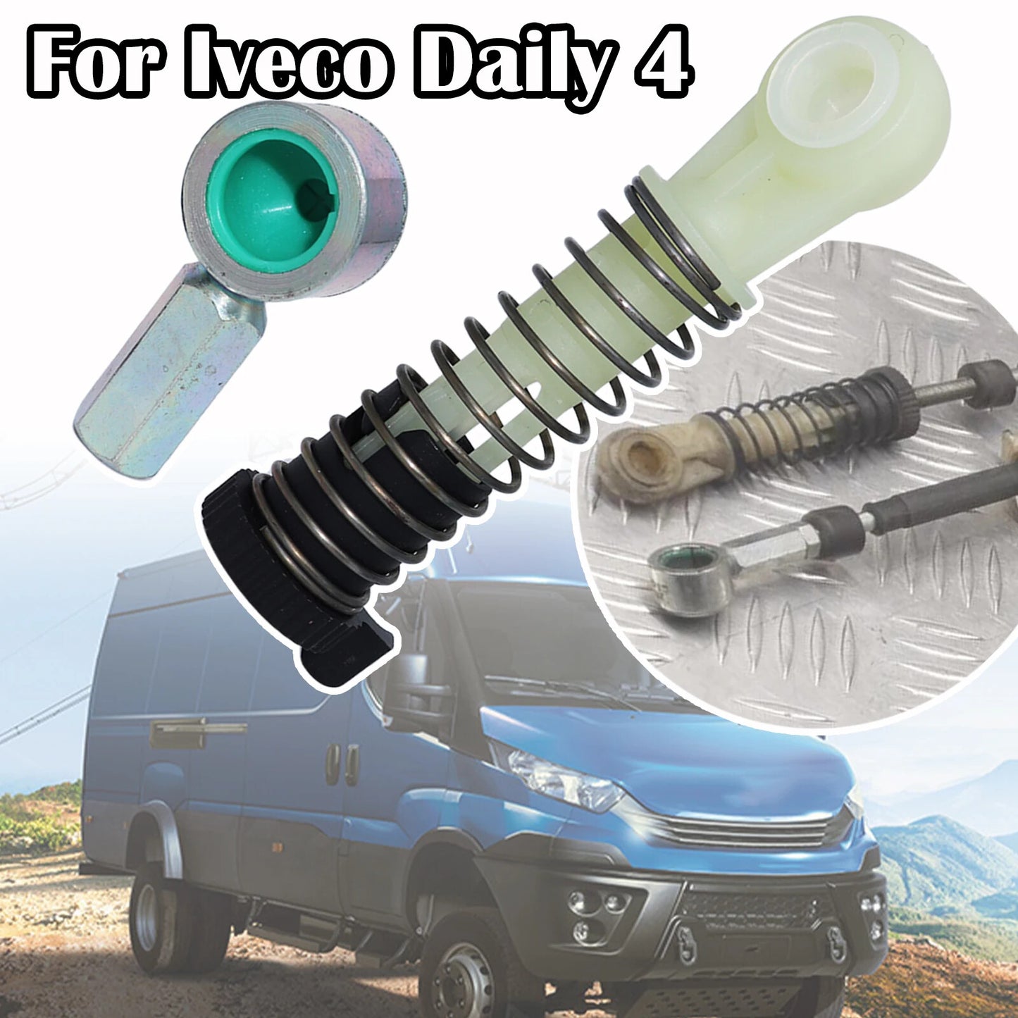for Iveco Daily 4 Manual Transmission Gearbox Cable Linkage End Sockets Joints
