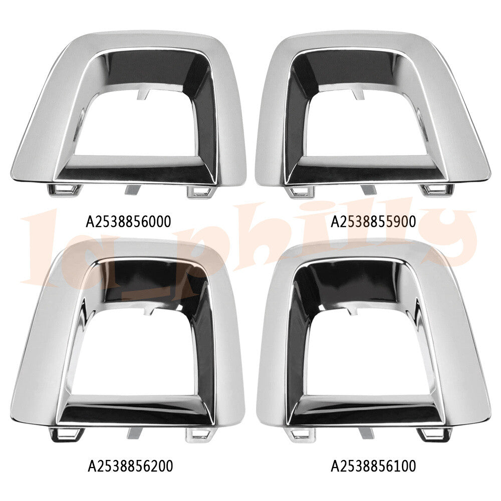 for Mercedes X253 C253 GLC 2016-2019 LHRH Inner Outer Bumper Cover Molding Trim Q