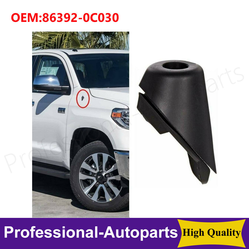 1-piece black antenna bezel base replacement kit for 2014-2020 for Toyota Tundra models.