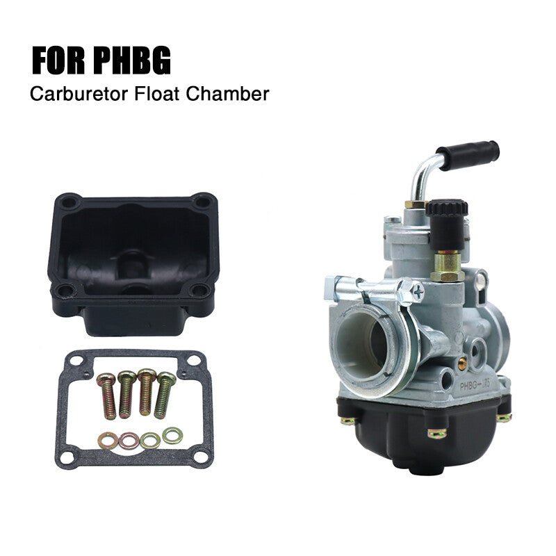 Motorcycle plastic transparent carburetor float cup chamber suitable for PHBG Carb 50cc Q
