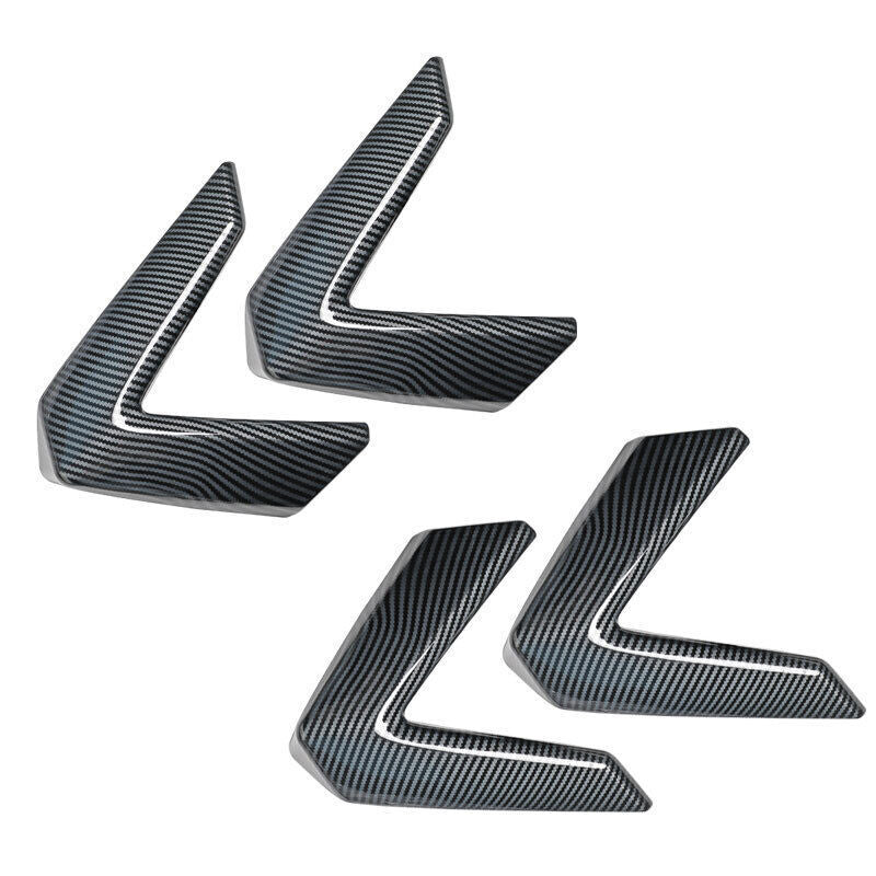 for Audi A3 2022-2024 ABS Carbon Fiber Inner Door Armrest Decoration Cover Trim