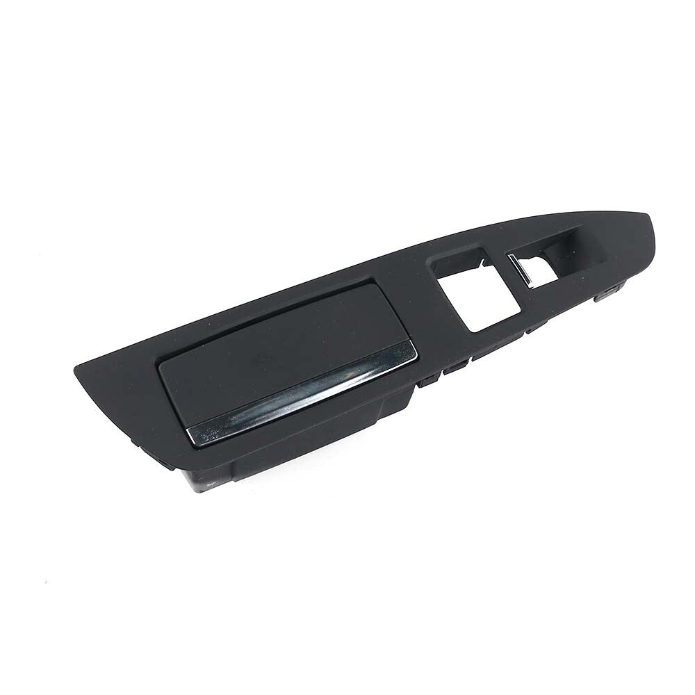 Rear Left Interior Door Ashtray Panel Trim Cover Black for 7 Series F01 F02 LCI Q