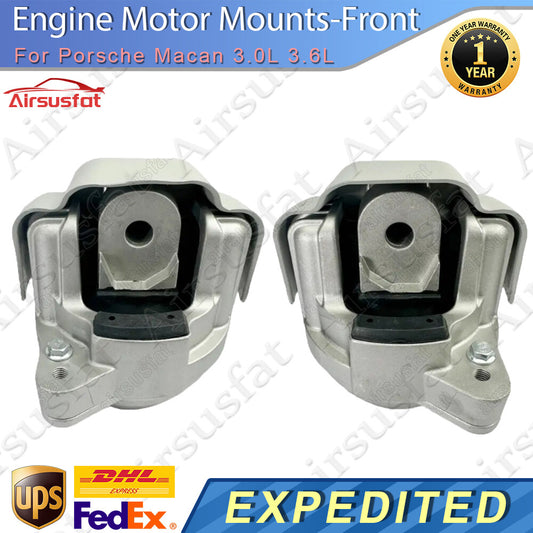 Pair for Porsche Macan 3.0L 3.6L Front LeftRight Hydraulic Engine Motor Mounts