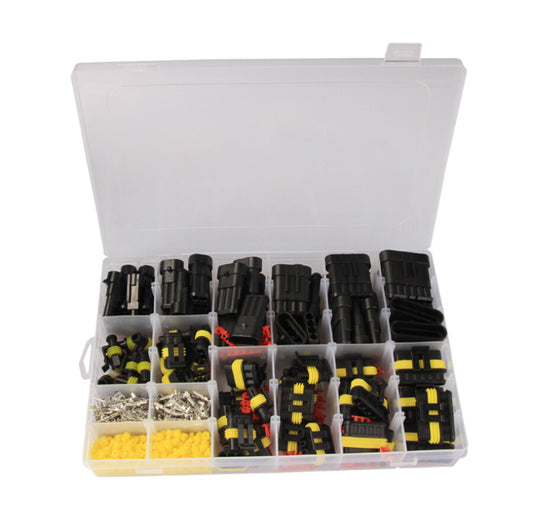 708Pcs Waterproof 1-6Pin Car Sealed Electrical Wire Connectors Plug Terminals