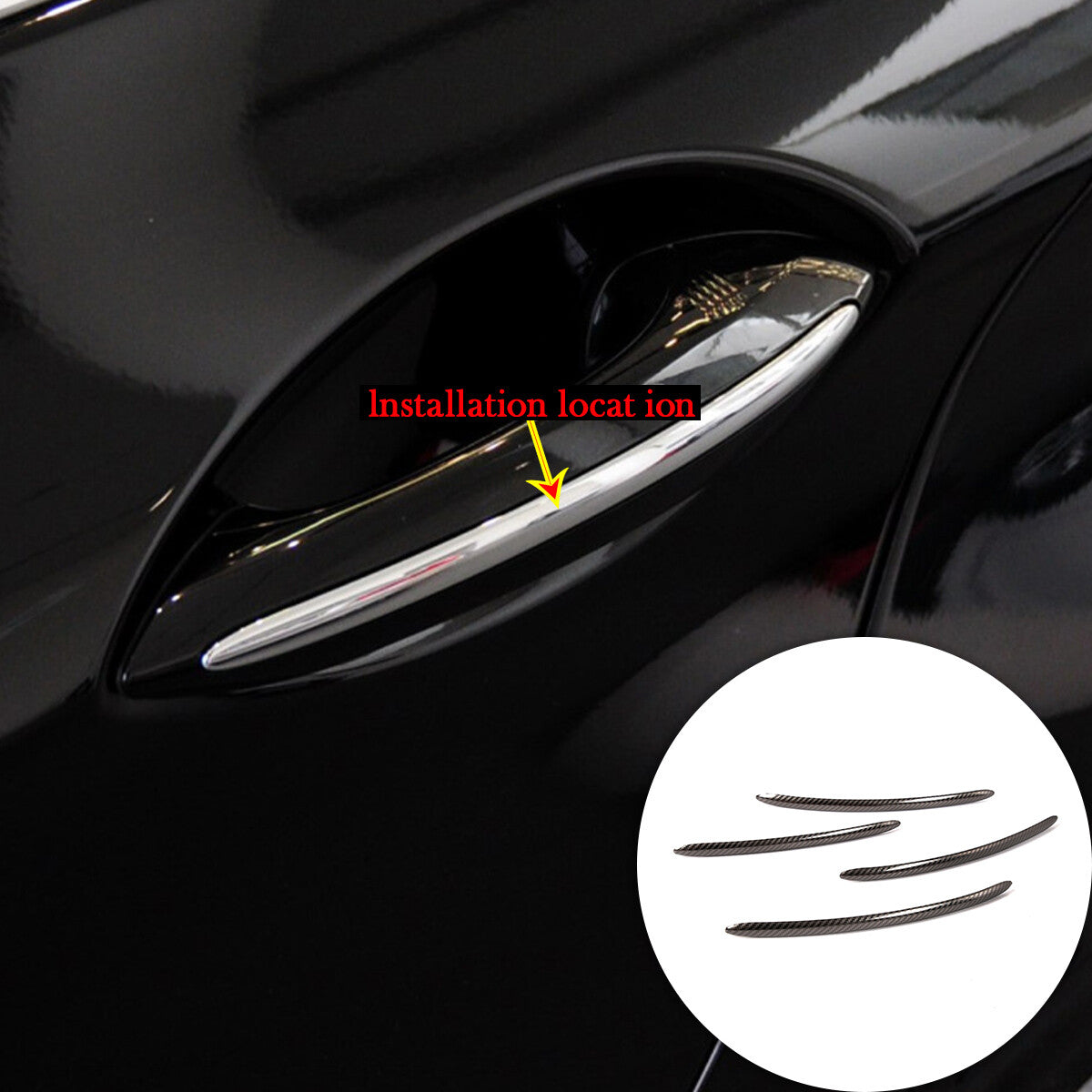 ABS carbon fiber fuel tank cap decorative cover suitable for Corvette C8 2020 - 2023