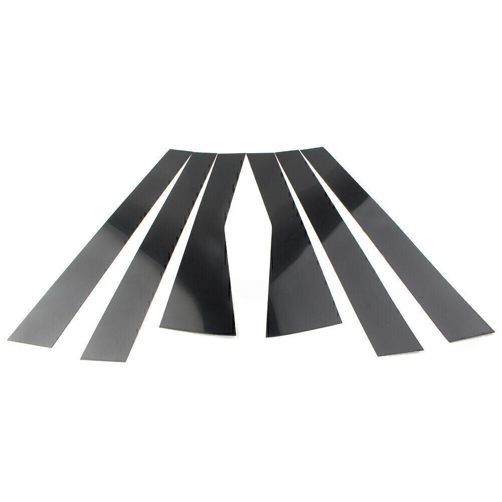 Door Trim Black Piano Cover Pillar Post Fit for Subaru Forester 2019 2020 2021