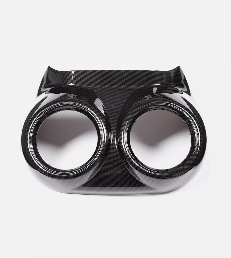 For Sentra 2020-2024 Carbon Steel Center Console Shift Lever Cover- v