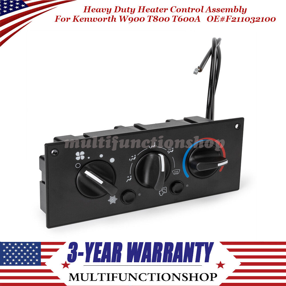Heavy Duty Heater Control Assembly for Kenworth W900 T800 T600A 2002-2006 Q