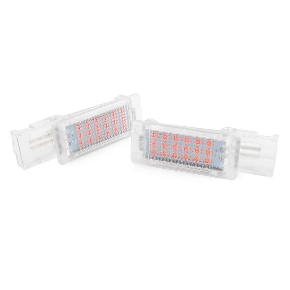 for VW for SKODA 2x Red LED Footwell Light Lamp