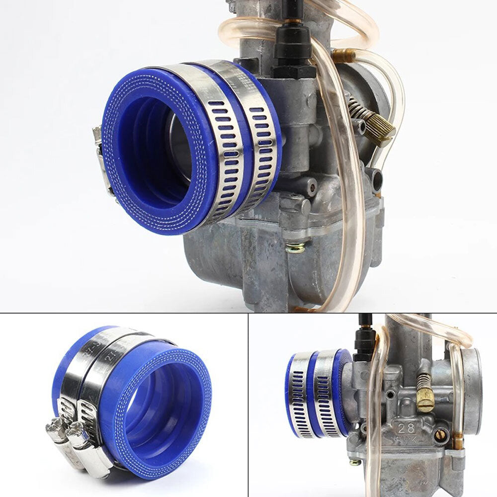 Motorcycle carburetor intake 45mm flange adapter carbide manifold starter kit Q