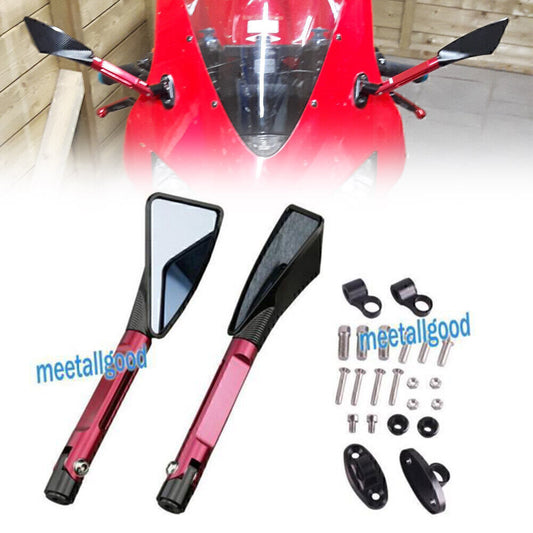 for Honda CBR 1000RR 2004-07 &2003-10 CBR 600RR Aluminum Rear View Side Mirrors Q