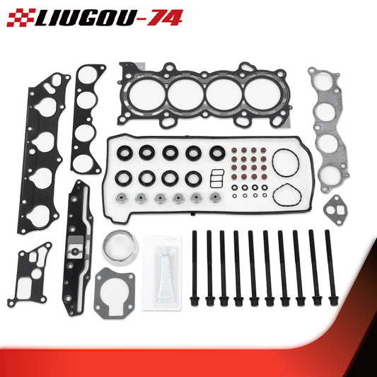 Head Gasket Kit Bolt Fit for 2003 - 2006 for Honda Accord Components 24L DOHC- v