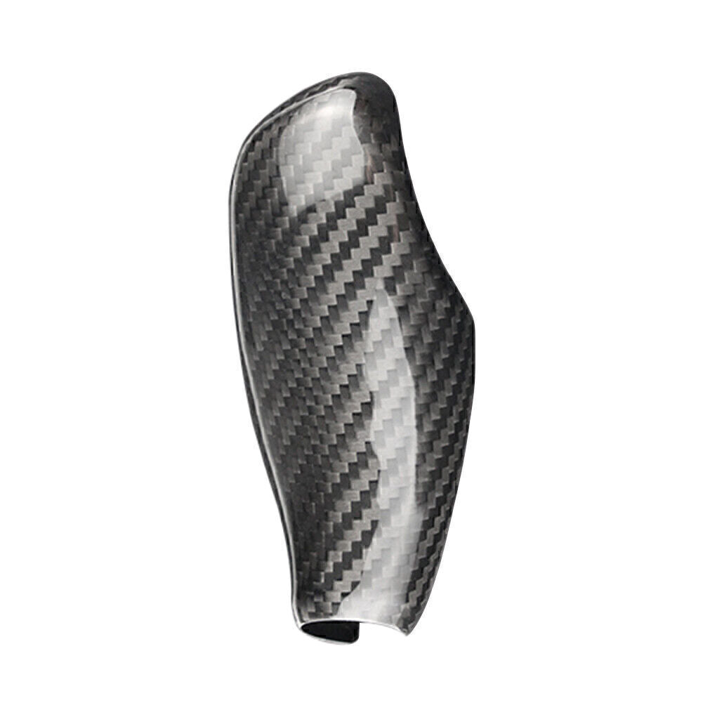 Black Carbon Fiber Gear Shift Knob Cover Sticker Fit for BMW 5 6 7 Series X3 X4 GT