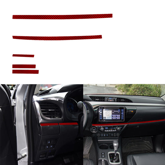 Carbon Fiber Rearview Mirror Adjustment Cover Trim for Corolla 2007-2013 v