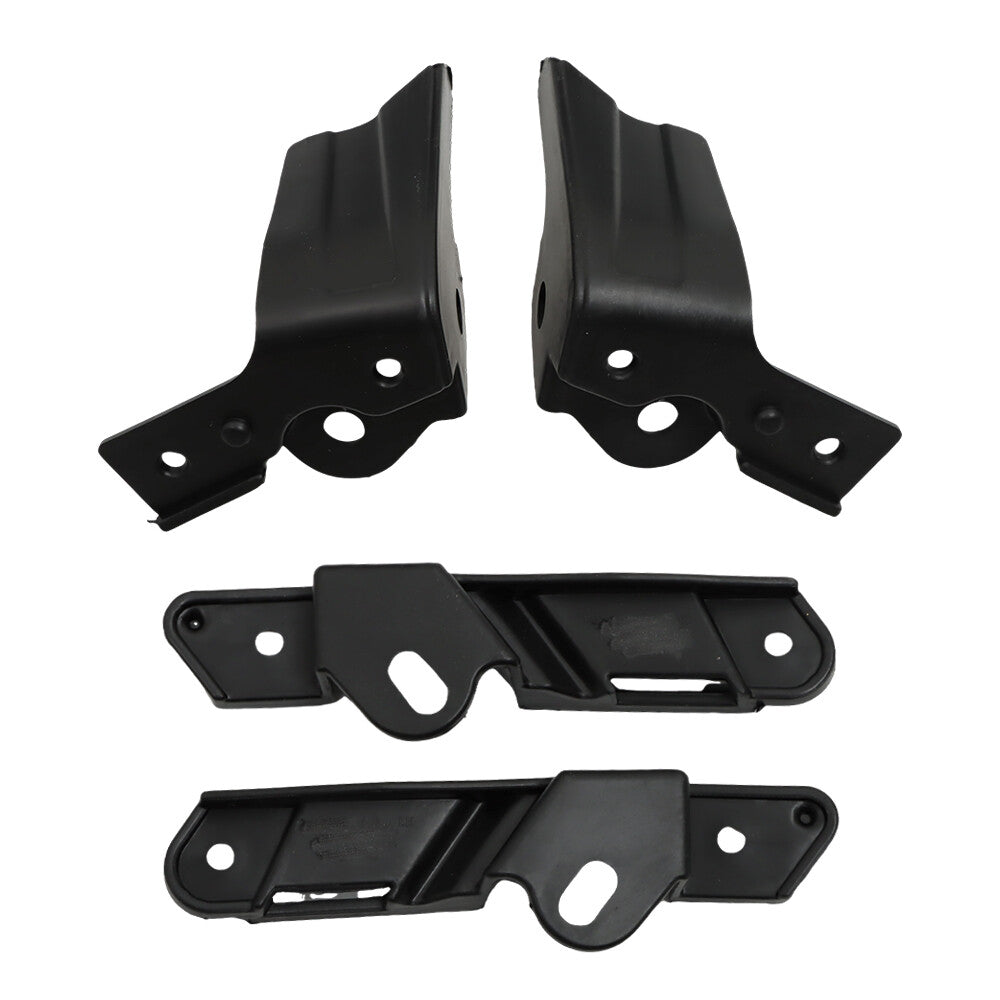 For Focus 2015-2018: Upper and Lower Front Bumper Grill and Fog Light Package and Trim Package n