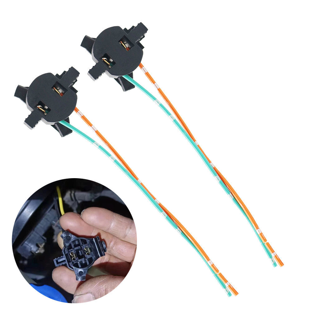 2× H7 Halogen Light Bulb Socket PnP for Hyundai New for Tucson for Mitsubishi for Outlander Q