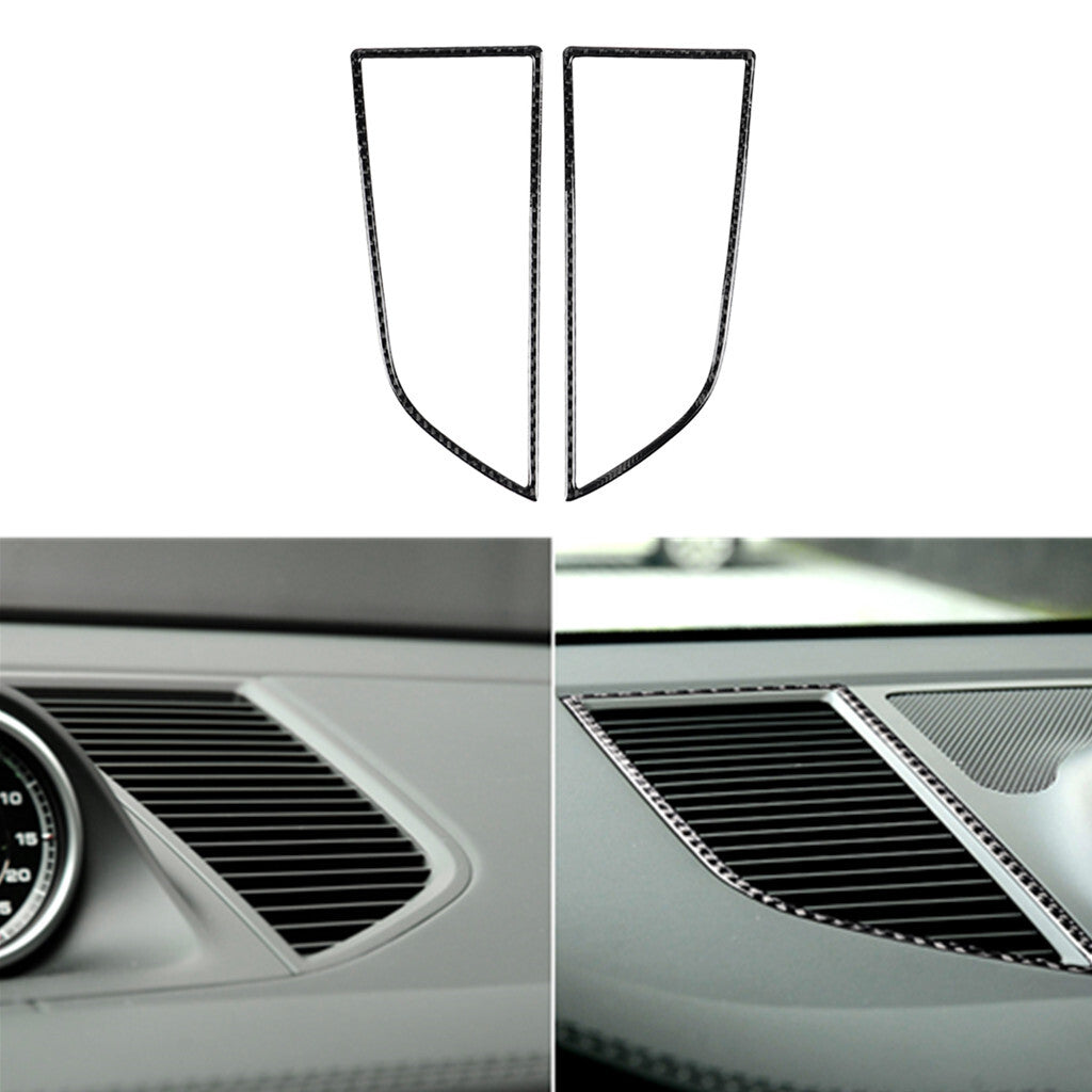 6X Gear Shift Frame Trim Strip Cover Carbon Fiber for CADILLAC CTS SPORT 2008-UP v