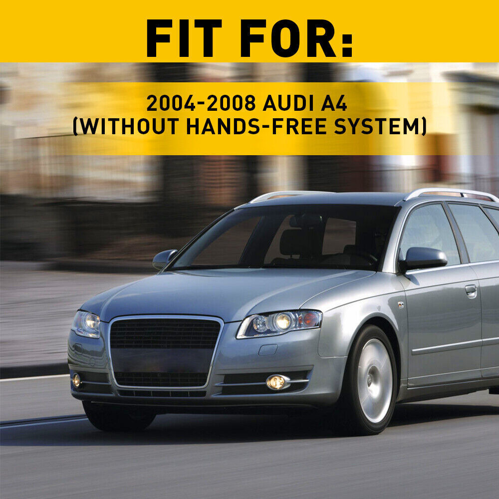 Suitable for 2002-2008 for Audi A4 B6/B7 Dark Grey Leather Center Console Armrest Cover n