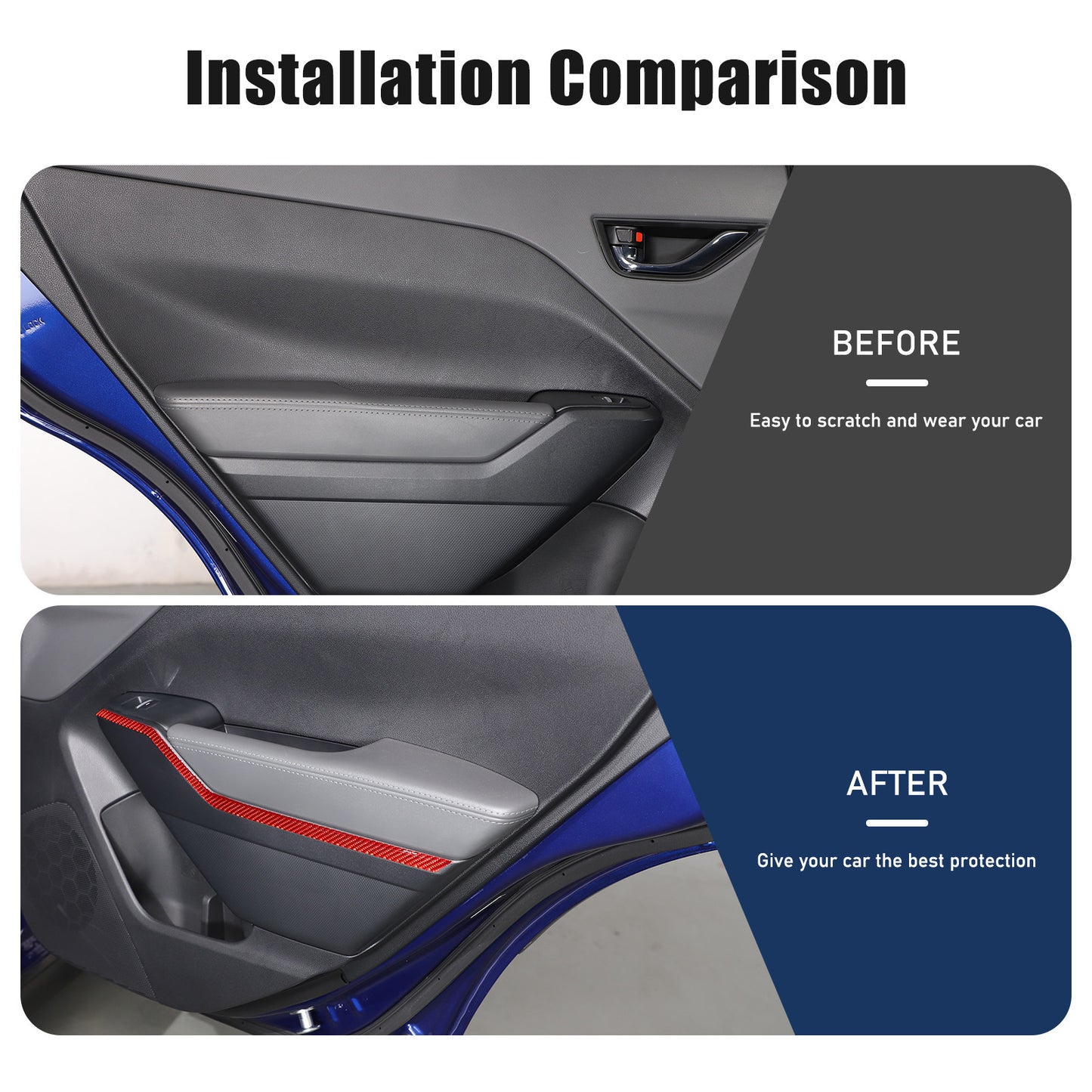 Carbon ABS Front Bumper Grille Accent Bezel Cover for Corvette C8 Z51 2020-2023- v