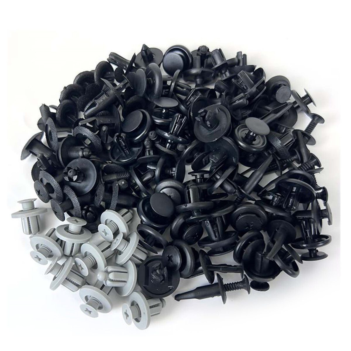 100pcs Car Door Trim Panel Push Pin Rivets Retainers Kit Plastic Clips Fasteners