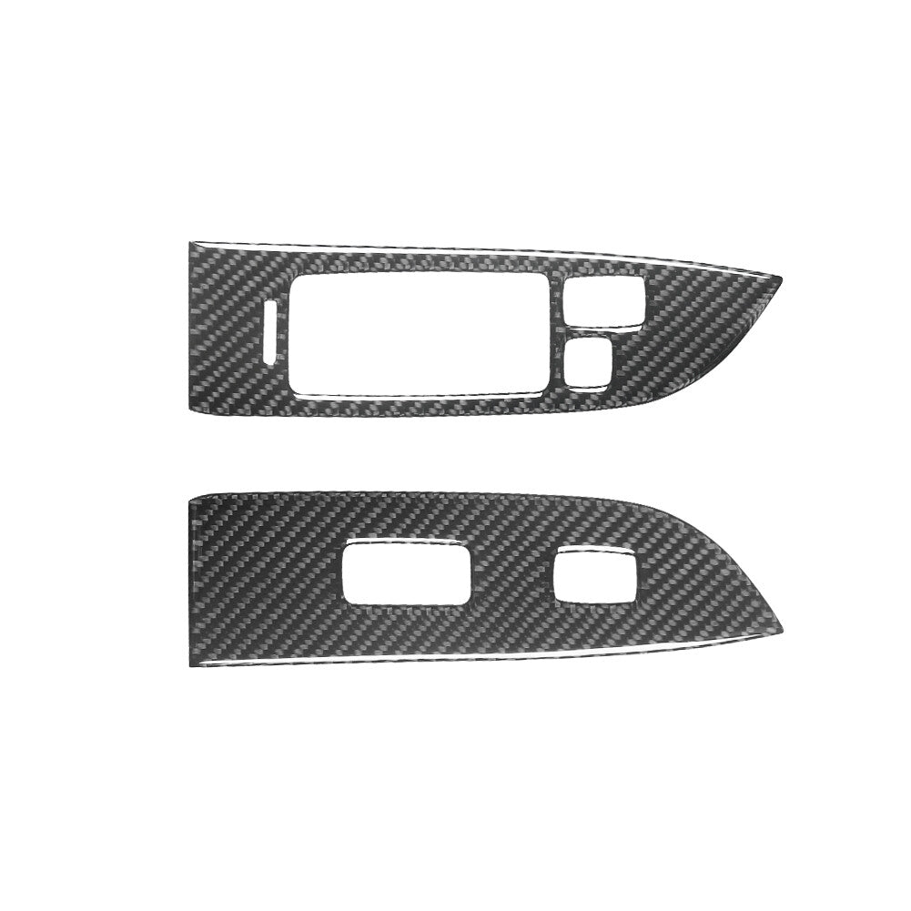 Carbon Fiber for Co -pilot Door Lift Control Cover Trim For Matrix 2009-2014 v