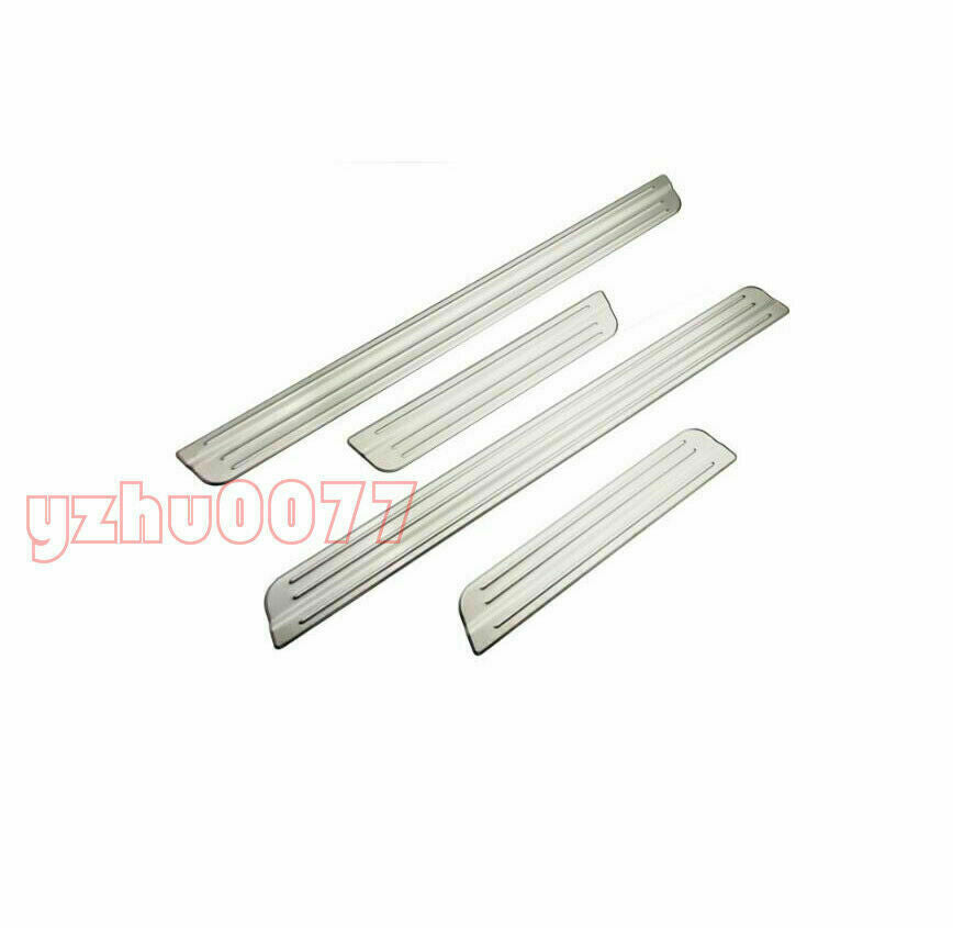 for Nissan Rogue 2017-2020 Silver Car Door Sill Scuff Plate Guard Panel Cover 4P