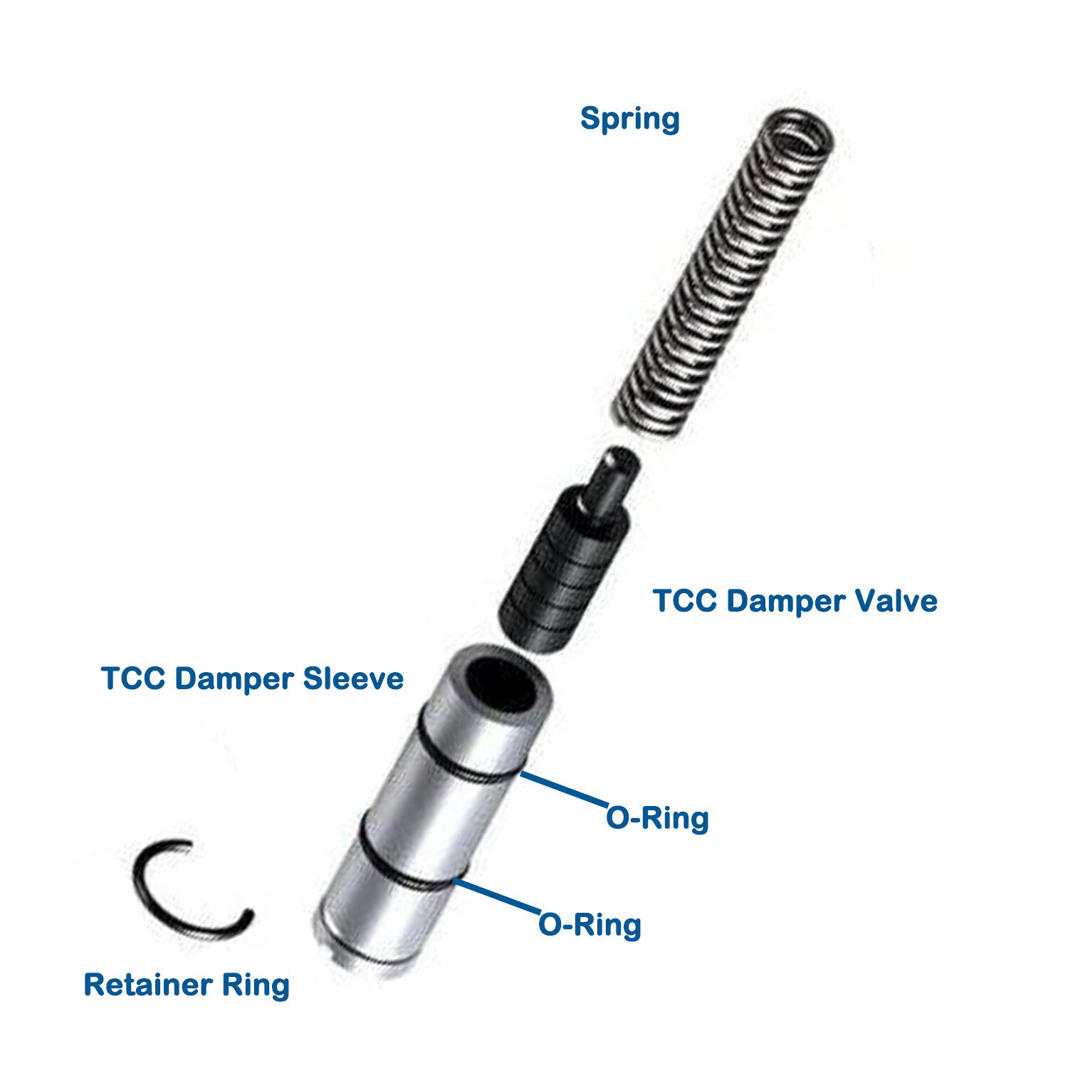 99628 Damper Valve & Sleeve Kit Assembly For Late 722.6 68942-23K n