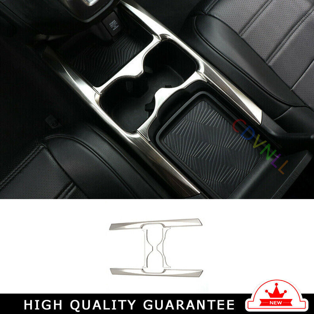 Gear Shift Both Side Cover Trim 4 for Honda CRV CR-V 2017-2022 Silver Titanium