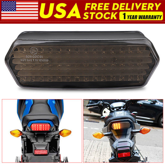 Integrated LED Brake Tail Light Turn Signal Motorcycle for Honda Grom 125 MSX