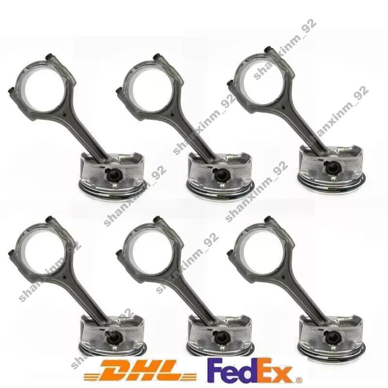 Piston Set  Connecting Rod Ass'y For 11-19 for Chrysler for Dodge for Ram for Jeep 6CYL 3.6L V6