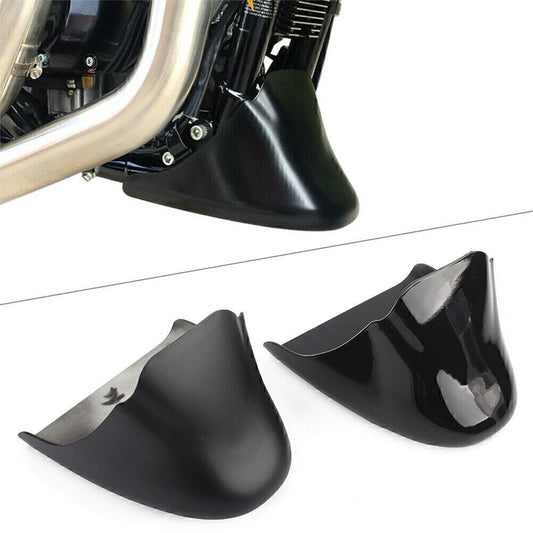for Harley Sportster 883 XL883C XL1200C C Front Chin Fairing Spoiler Black