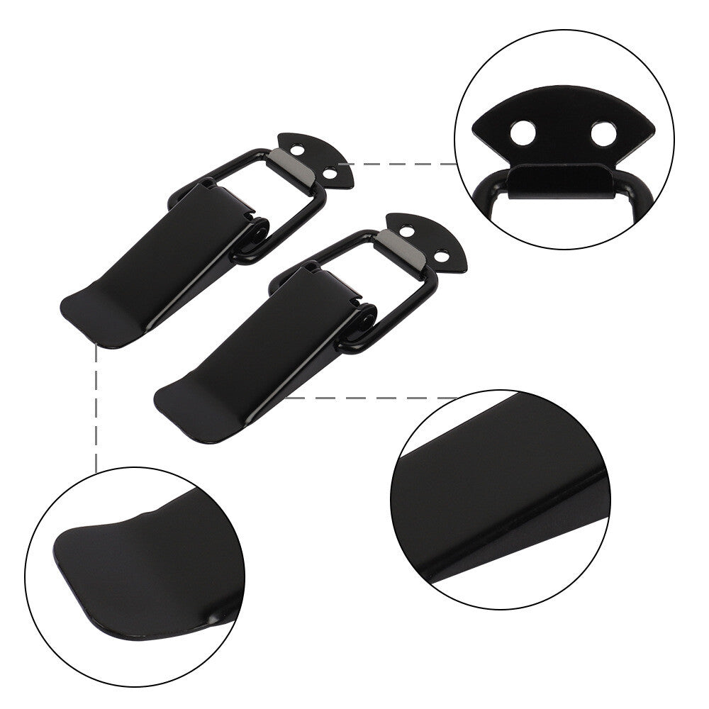 2Pcs Quick Release Car Bumper Buckles Fasteners Trunk Front Rear Fender Bumper L