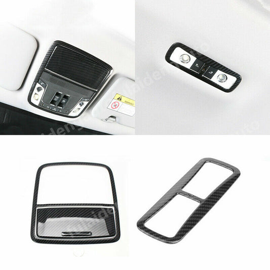 for Honda CR-V 2017-2022 Inner Carbon Fiber Reading Light Lamp Cover Frame Trim