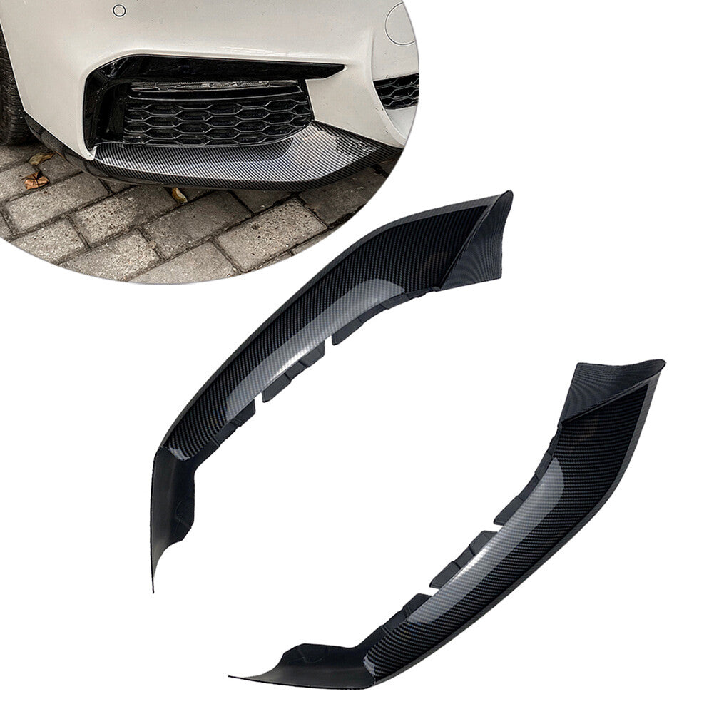 Front Bumper Splitter Lip Canard for BMW 5 Series G30 G31 G38 M Sport 2017-2020
