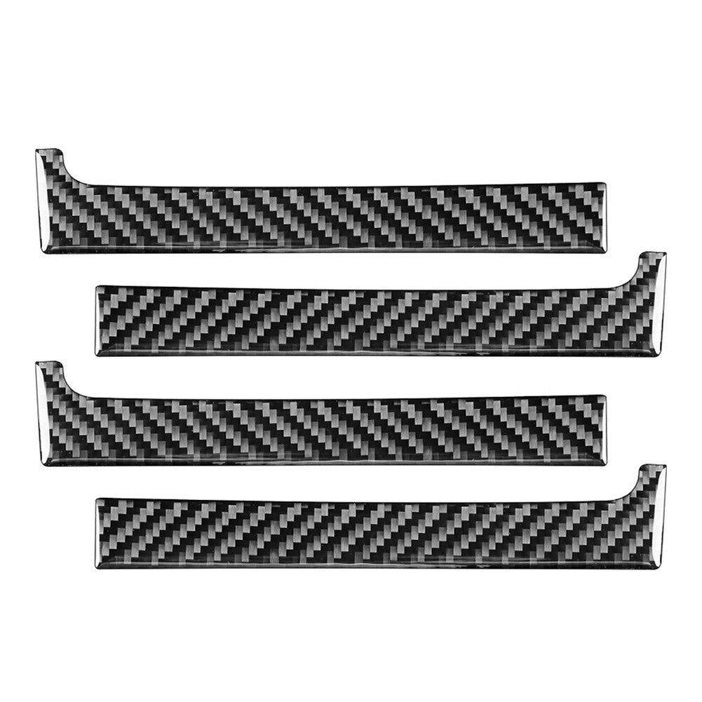 for Toyota Tundra 2014-21 4x Carbon Fiber Interior Door Handle Panel Cover Trim